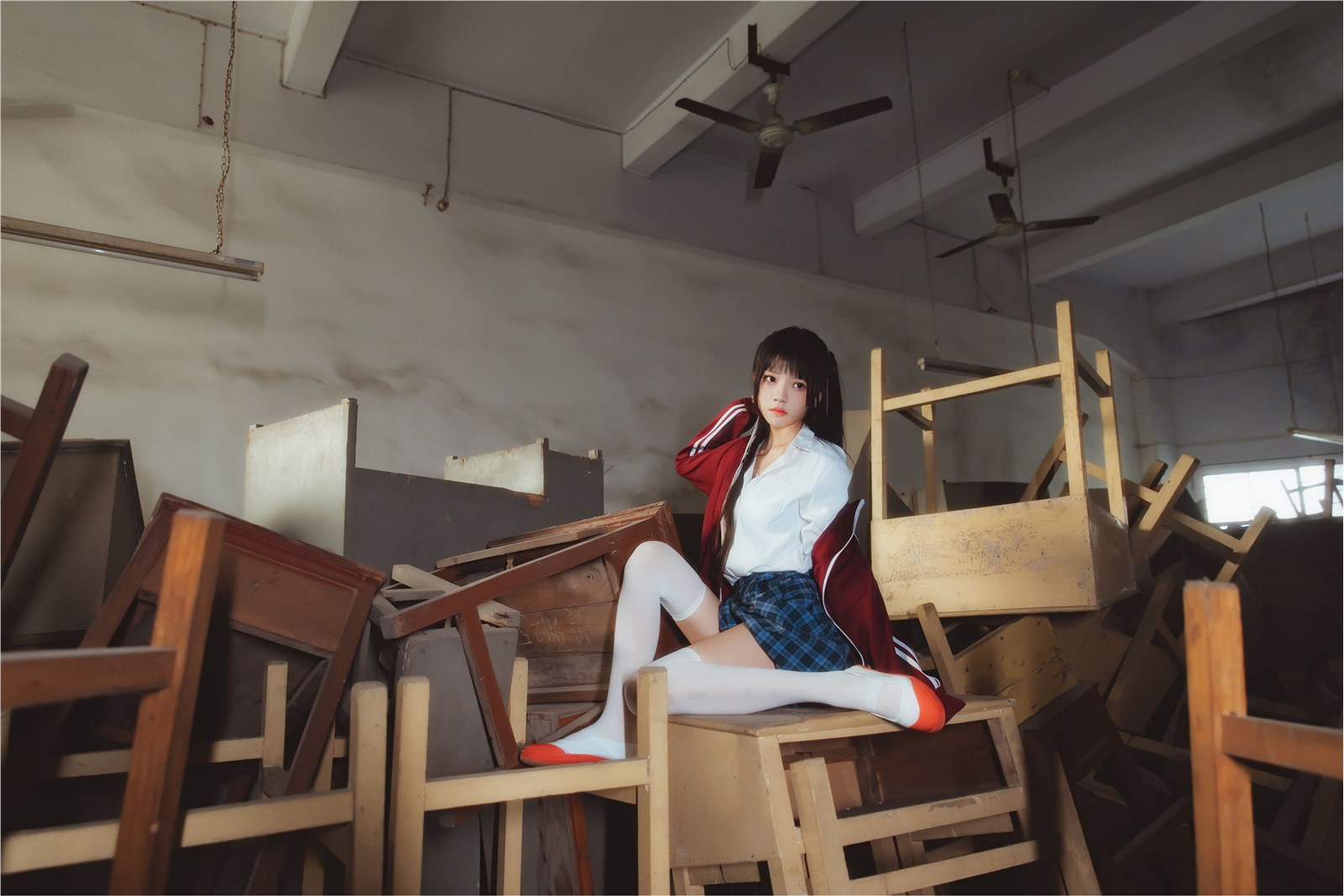 桜 Peach Meow NO.57 Unripe 3 Abandoned Classroom(20)